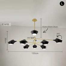 Load image into Gallery viewer, Black Decor Chandelier
