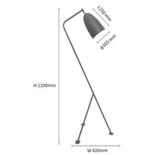 Load image into Gallery viewer, Loft Iron Triangle Led Floor Light