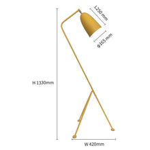 Load image into Gallery viewer, Loft Iron Triangle Led Floor Light